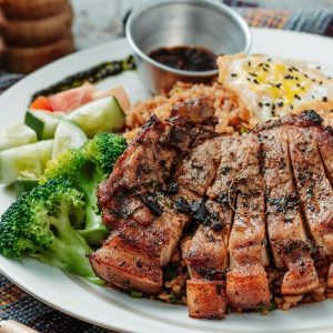 Plate of food